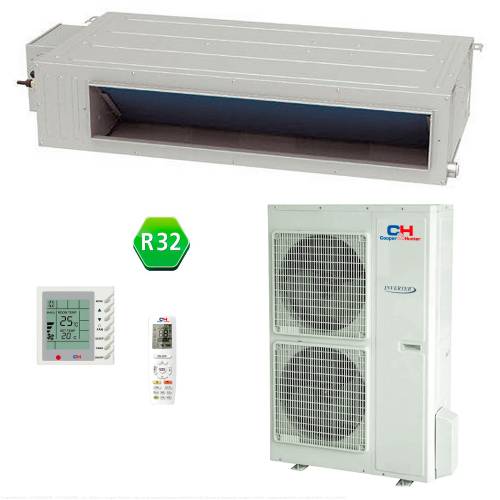Канальний кондиціонер Cooper&Hunter CH-IDH160PRK/CH-IU160RM з дренажним насосом