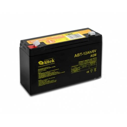 Акумуляторна батарея  Altek ABT-12Аh/6V AGM