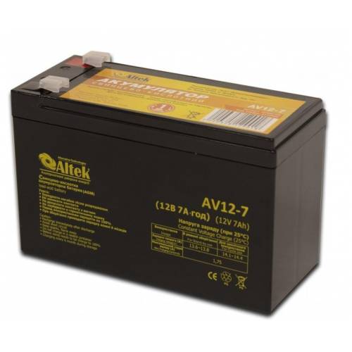 Акумуляторна батарея  Altek ABT-7-12-AGM