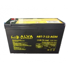 Акумуляторна батарея ALVA battery АВТ-7-12-AGM