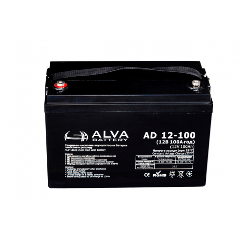 Акумуляторна батарея ALVA battery AD12-100