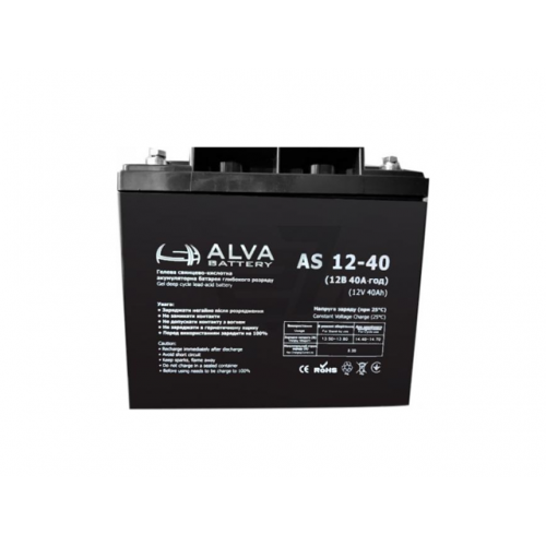 Акумуляторна батарея ALVA battery AS12-40 Акумуляторна батарея ALVA battery AS12-40