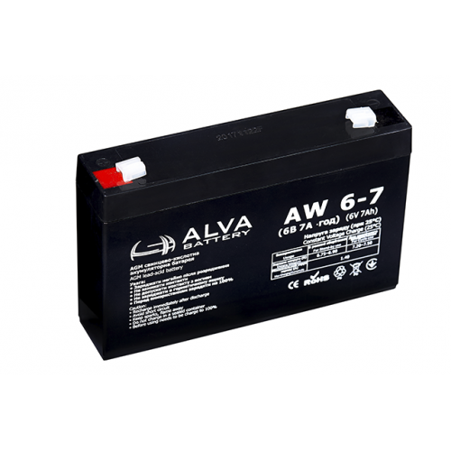 Акумуляторна батарея ALVA battery AW6-7 Акумуляторна батарея ALVA battery AW6-7