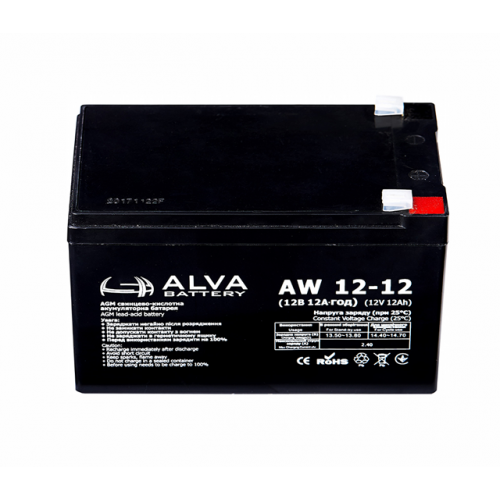 Акумуляторна батарея ALVA battery AW12-12