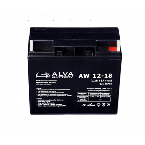 Акумуляторна батарея ALVA battery AW12-18