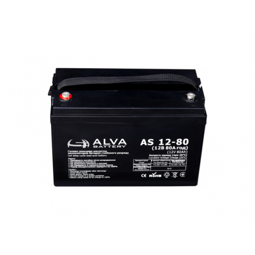 Акумуляторна батарея ALVA battery AS12-80 Акумуляторна батарея ALVA battery AS12-80