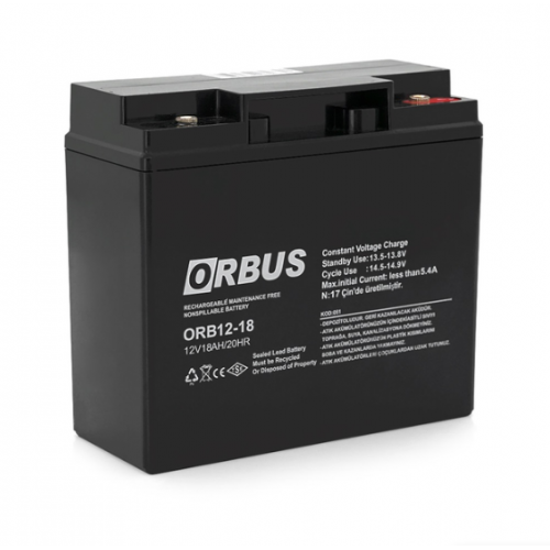 Акумуляторна батарея  ORBUS OR1218 AGM 12V 18 Ah